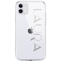 Niestandardowe nazwa DIY litery dla iPhone 13 Pro Max przypadku 12 8 Plus SE 2020 pokrywa dziewczyny silikonowe Funda dla iPhone 11 Pro przypadku X XS XR 7 6